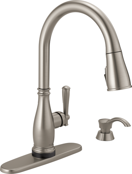 Single Handle Pull-Down Kitchen Faucet with Touch2O® and ShieldSpray®  Technologies