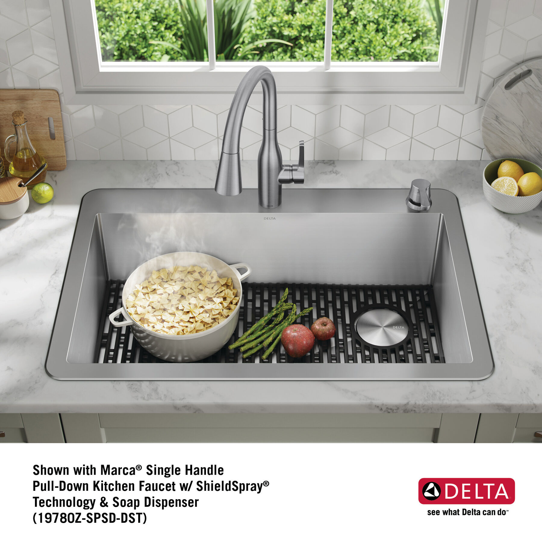 33” Drop-In Undermount Stainless Steel Single Bowl Kitchen Sink