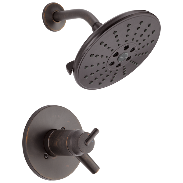 TempAssure® 17T Series H2Okinetic® Shower Trim in Venetian Bronze  T17T259-RBH2O Delta Faucet