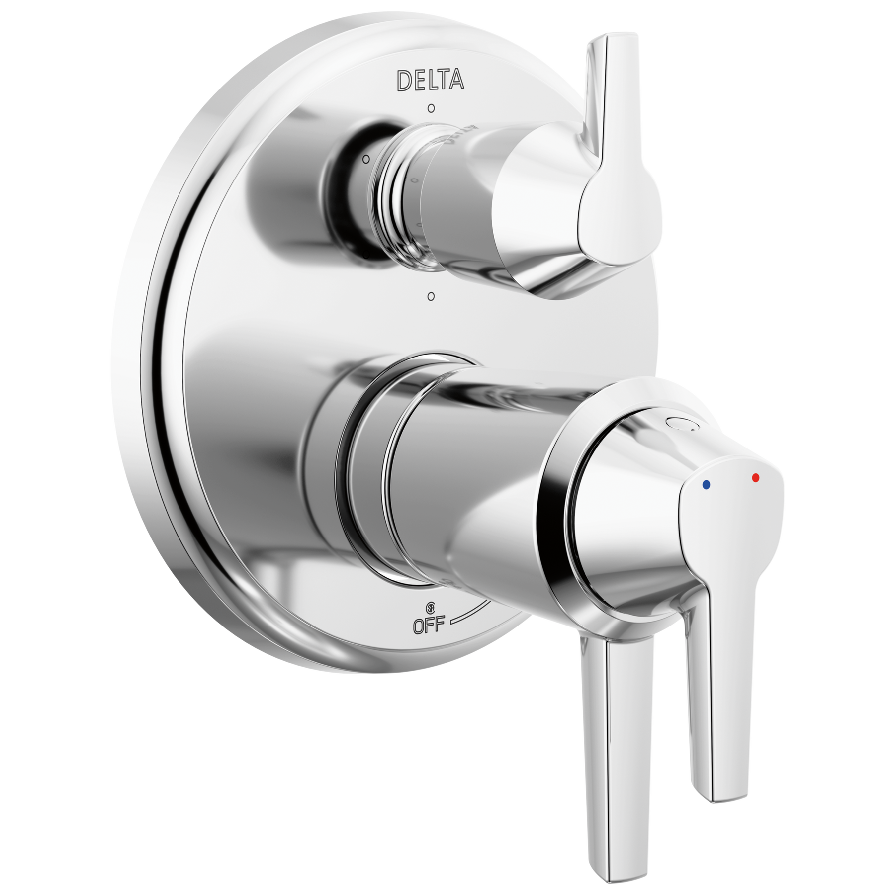 17T S Integrated Diverter Trim-6 Setting in Lumicoat Chrome