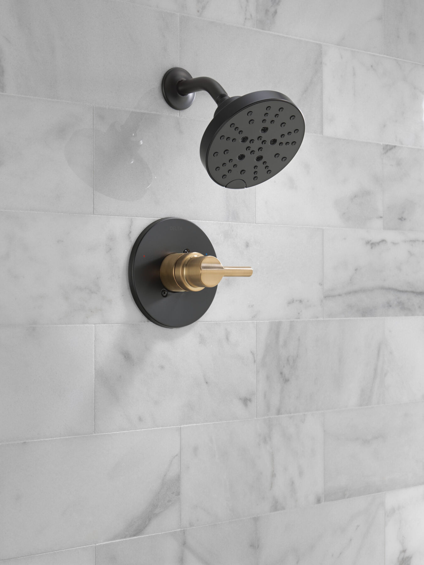 Delta Faucet Nicoli 14 Series Single-Handle Gold Shower Faucet