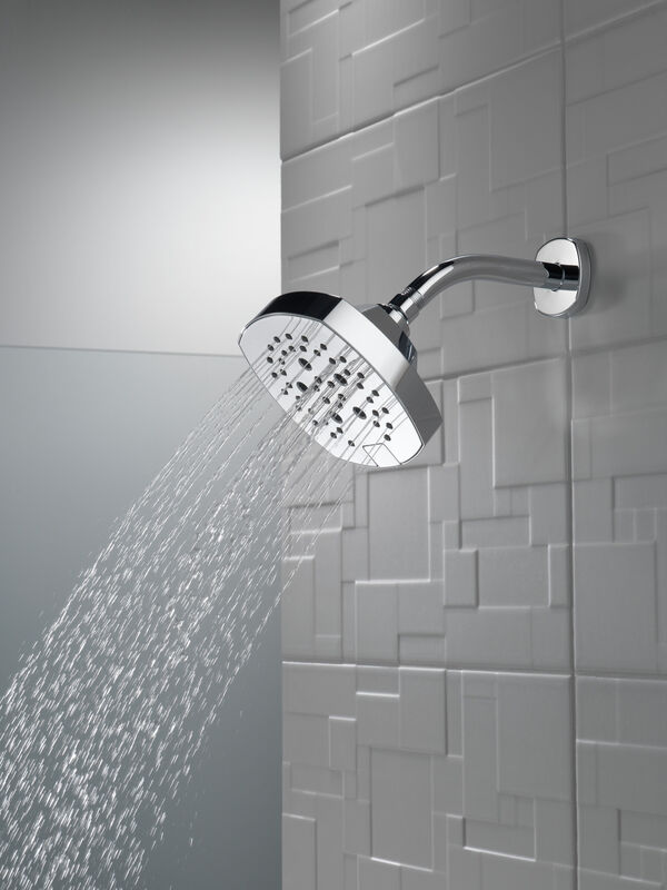 ふるさと納税ふるさと納税DELTA FAUCET 52663-BL 5-Setting H2Okinetic Shower Head, Matte  Black 並行輸入品 浴室、浴槽、洗面所