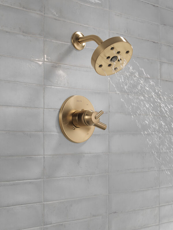 Monitor® 17 Series H2Okinetic® Shower Trim in Champagne Bronze T17259-CZ Delta  Faucet