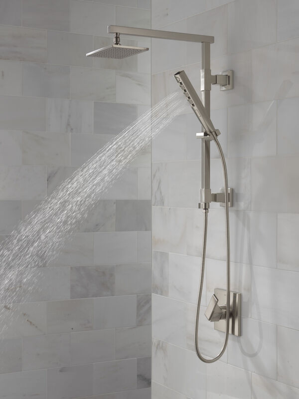 Emerge® 18~ Angular Shower Column in Lumicoat Stainless 58410-SS-PR Delta  Faucet
