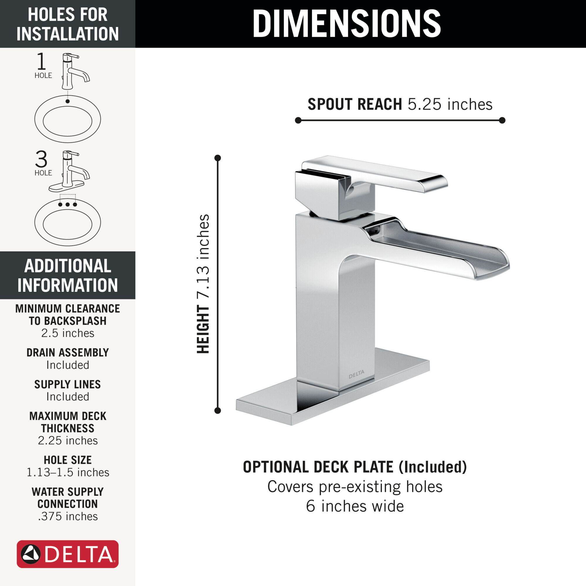 3-Setting 2-Port Diverter Trim in Matte Black T11867-BL | Delta Faucet