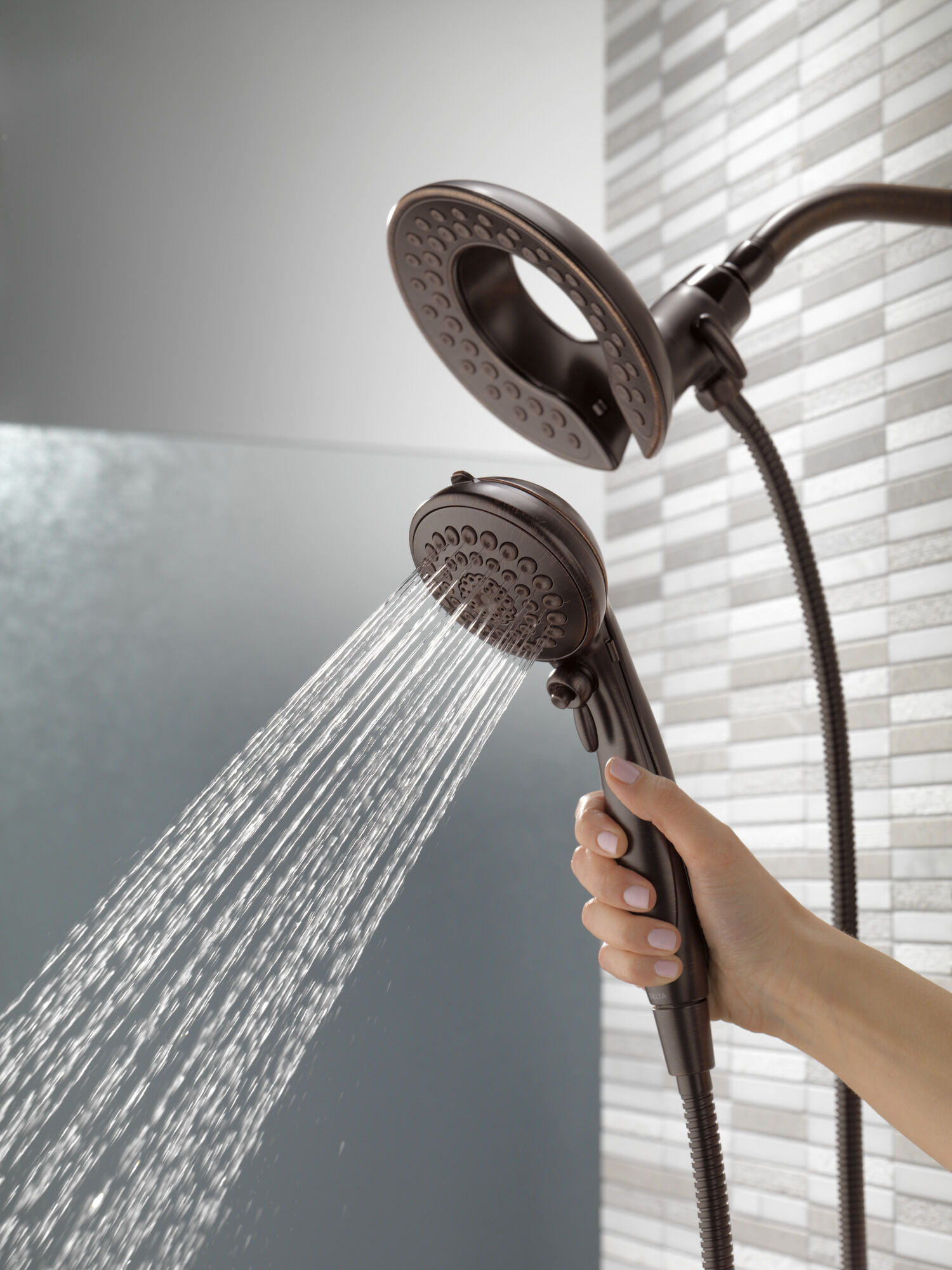 In2ition® 5-Setting Two-in-One Shower in Venetian Bronze