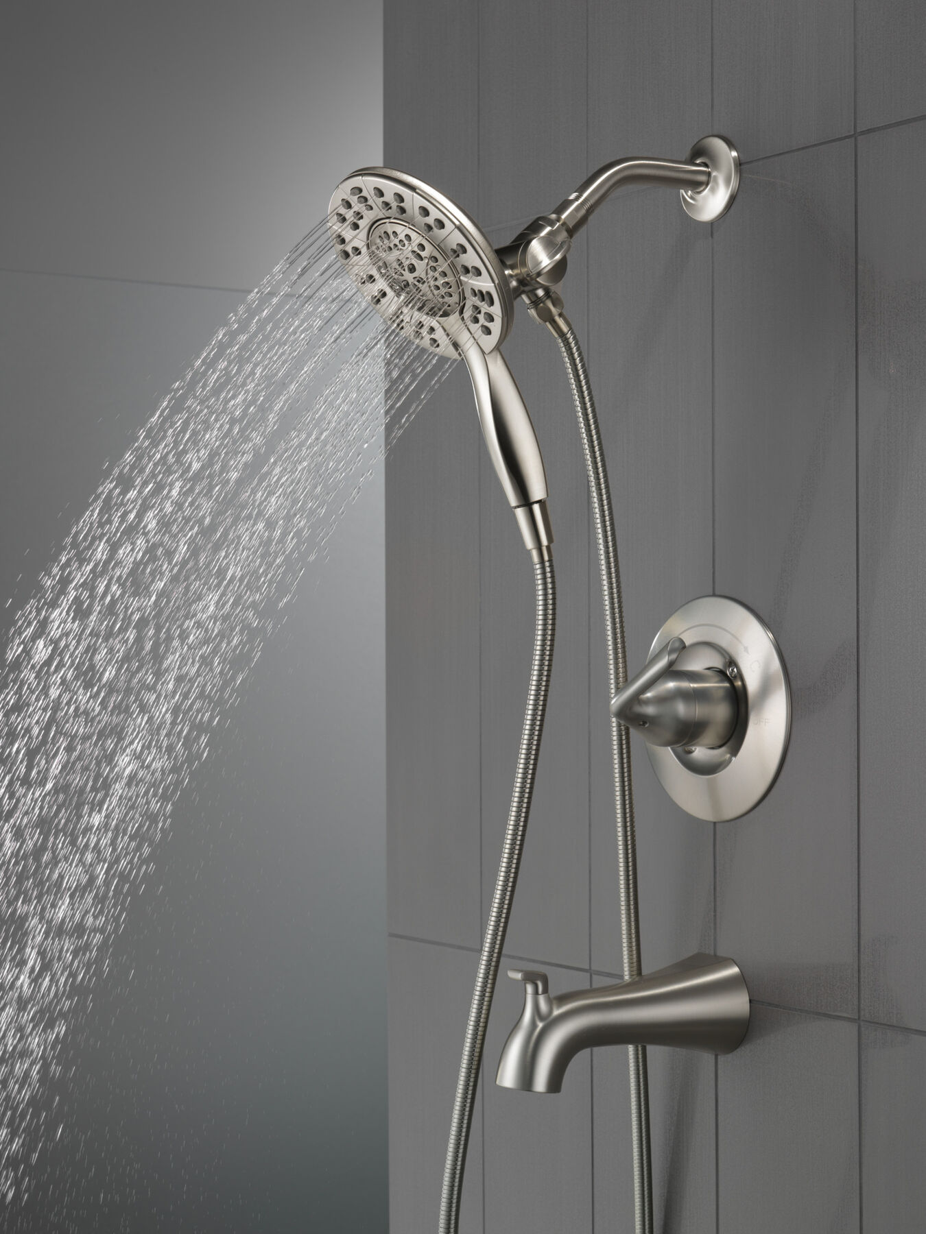 Plastic Durable Shower Faucet Hot and Cold Water Mixer Taps for