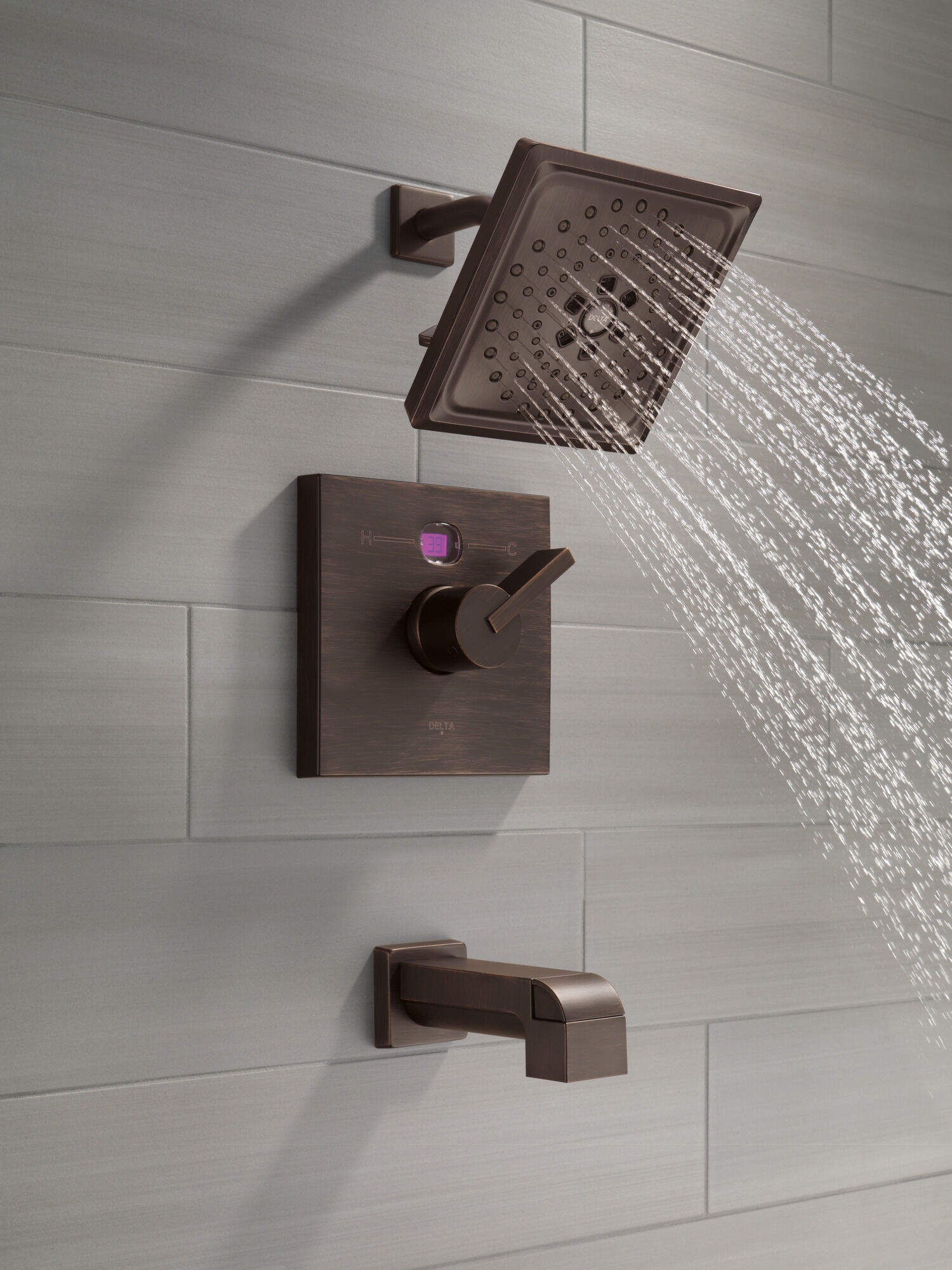 H2Okinetic® 3-Setting Raincan Shower Head in Venetian Bronze