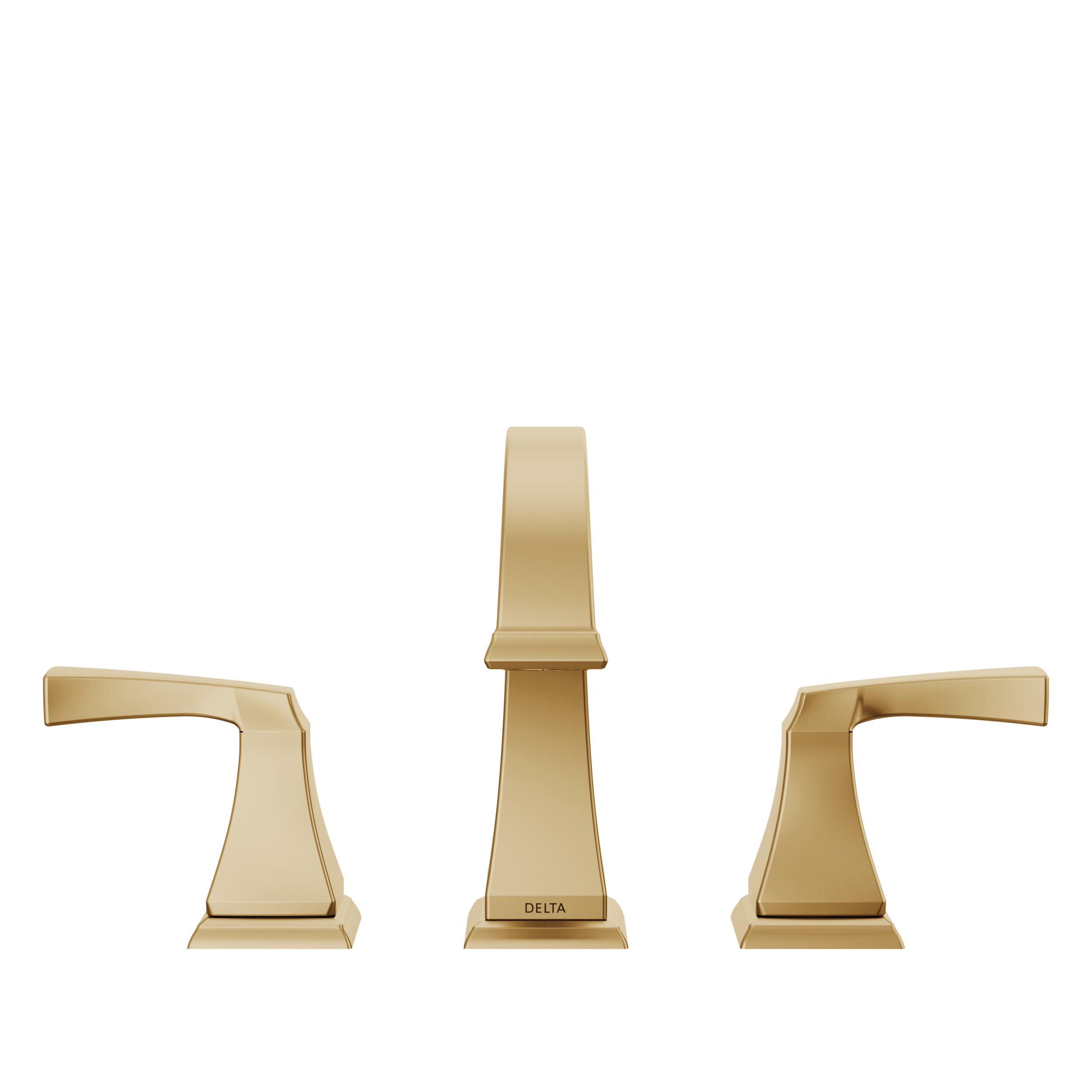 Two Handle Widespread Bathroom Faucet in Champagne Bronze 3551
