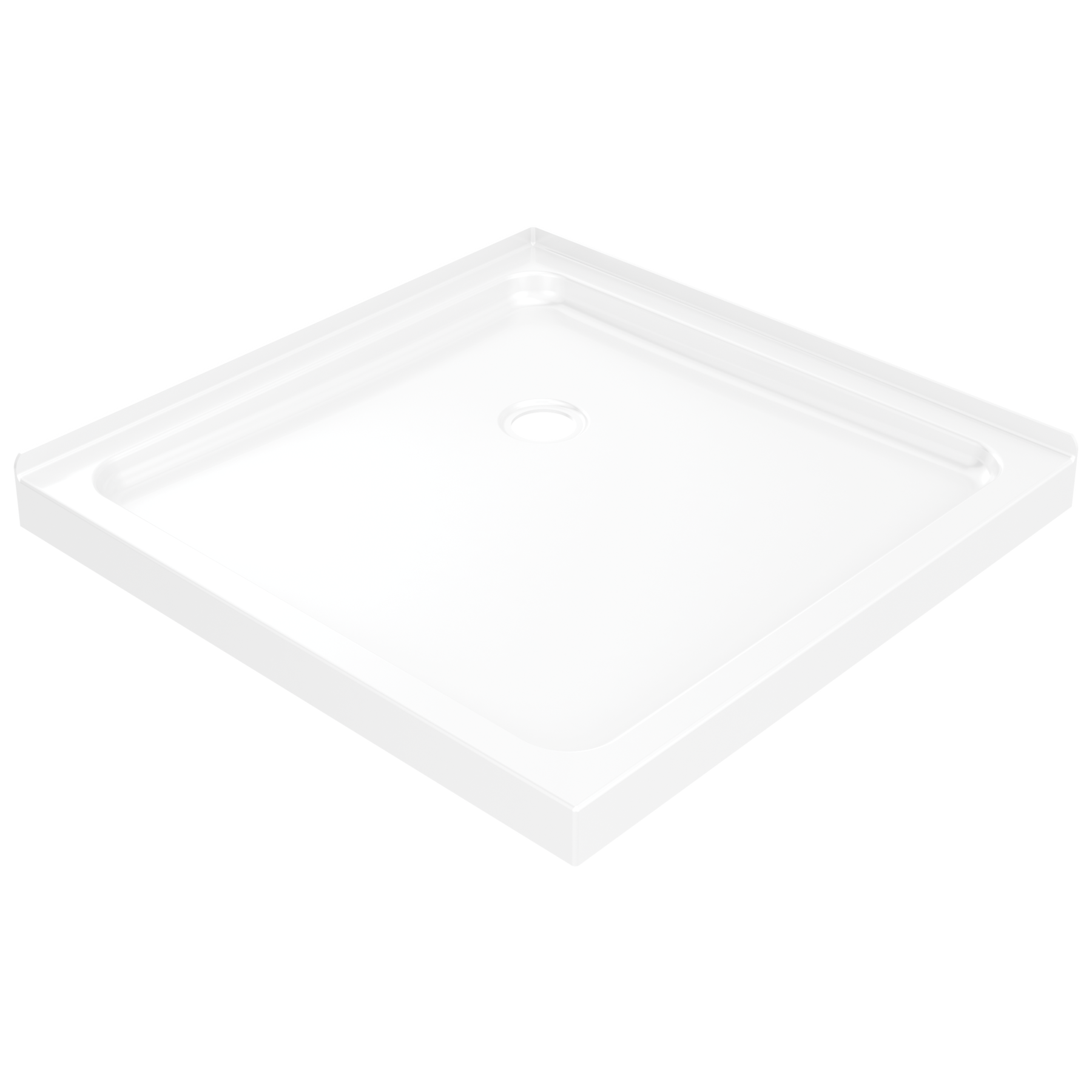 1000x1000mm Shower Enclosure Base White Stone Shower Tray – Aica Bathrooms