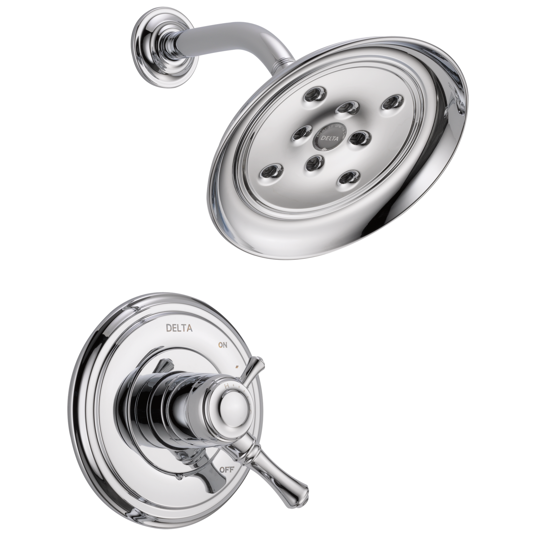 Restorers Vintage Single Handle Shower Only Faucet - Metal Cross