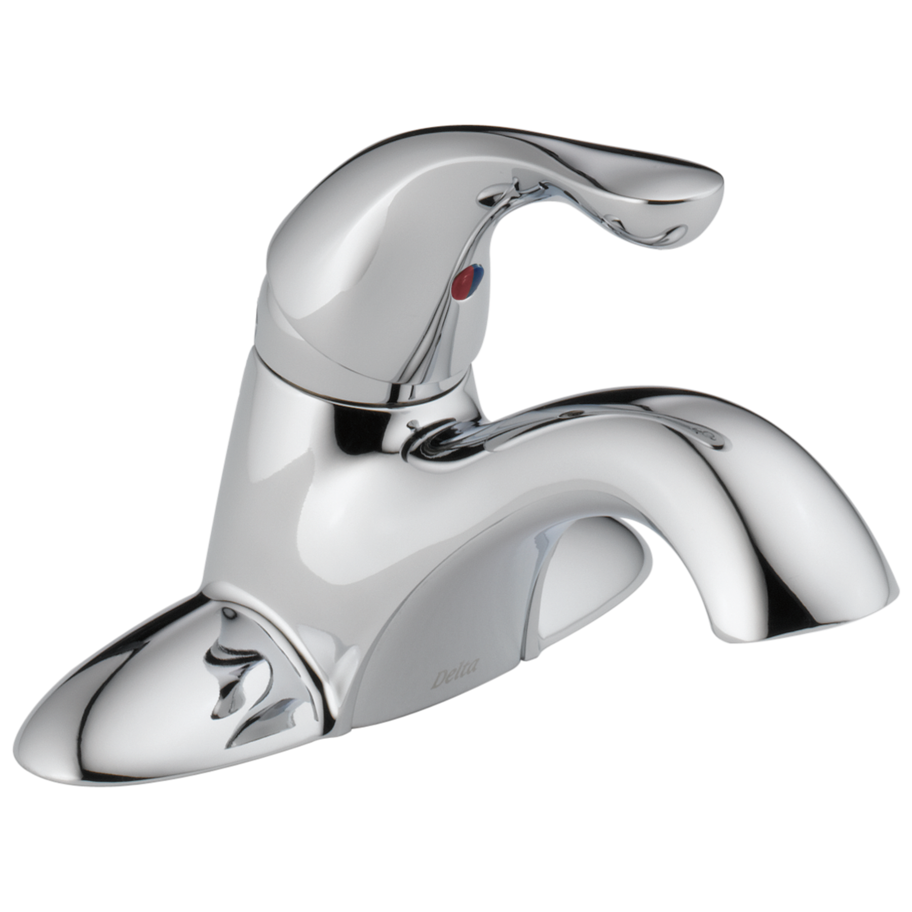 Single Handle Centerset Bathroom Faucet in Chrome