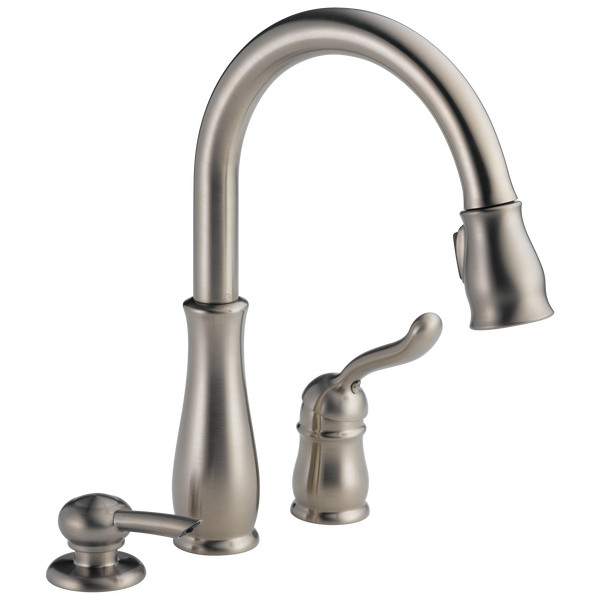 Leland Single-Handle Pull-Down Sprayer Kitchen Faucet With MagnaTite  Docking In Arctic Stainless