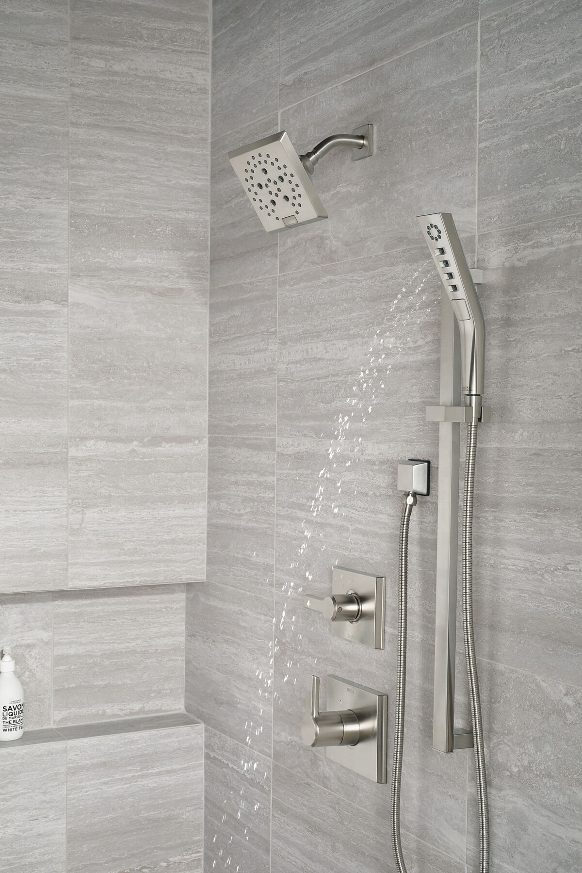 H2Okinetic® 3-Setting Wall Mount Hand Shower in Lumicoat Chrome 55799-PR