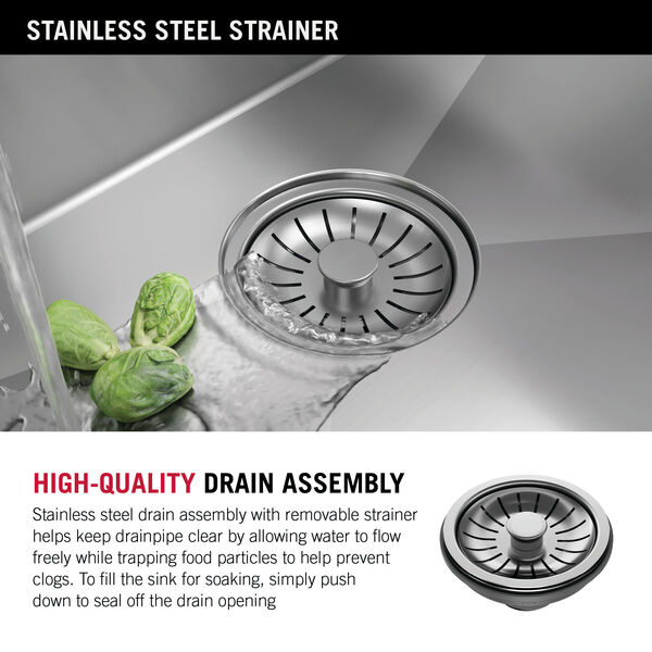 Kitchen Sink Drain Pipe Stainless Steel
