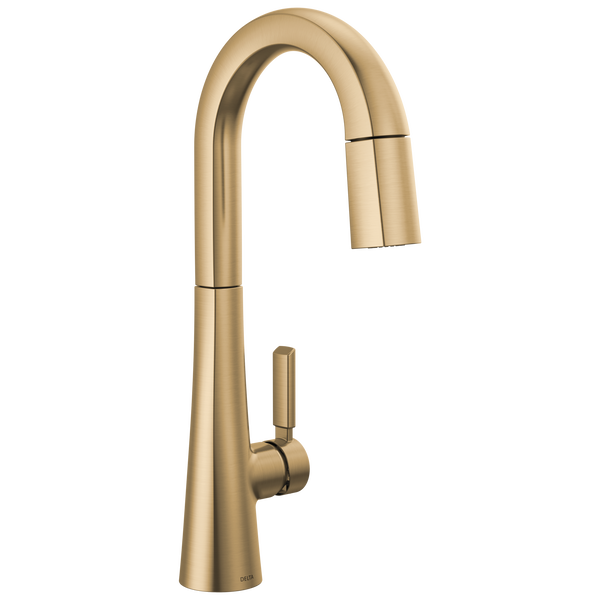 Delta Faucet 9991-CZ-PR-DST Monrovia Bar Faucet, Lumicoat Champagne Bronze  並行輸入品