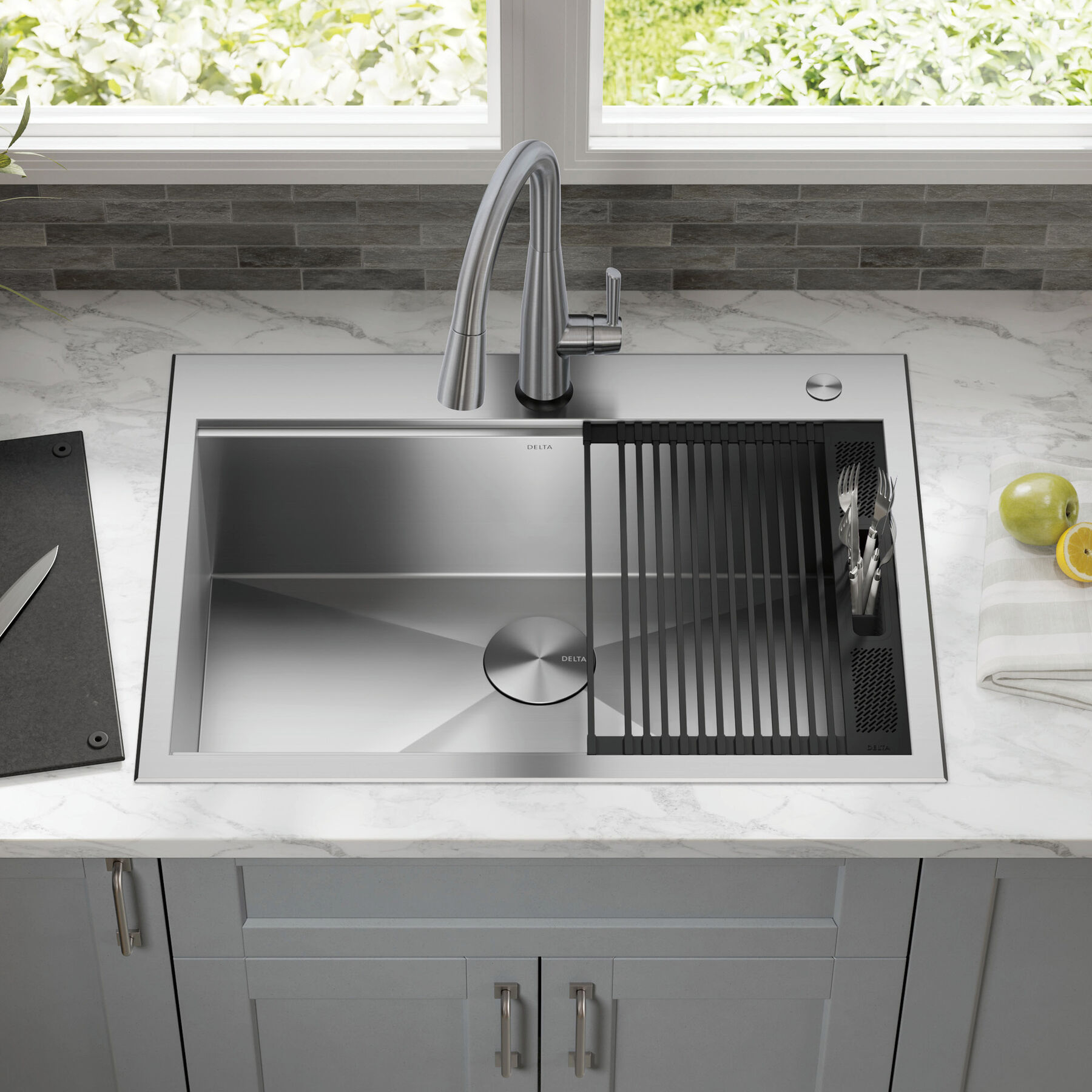 Heavy-Duty, Multi-Function kitchen sink accessories 