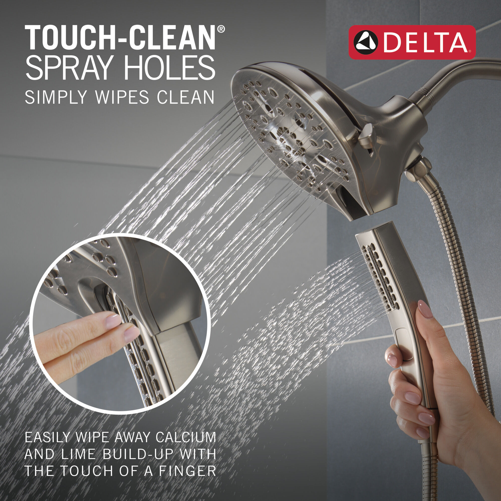 Delta Faucet 58474-SS-PR Universal Showering Combo, 1.75 GPM Water Flow,  Lumicoat Stainless 並行輸入品
