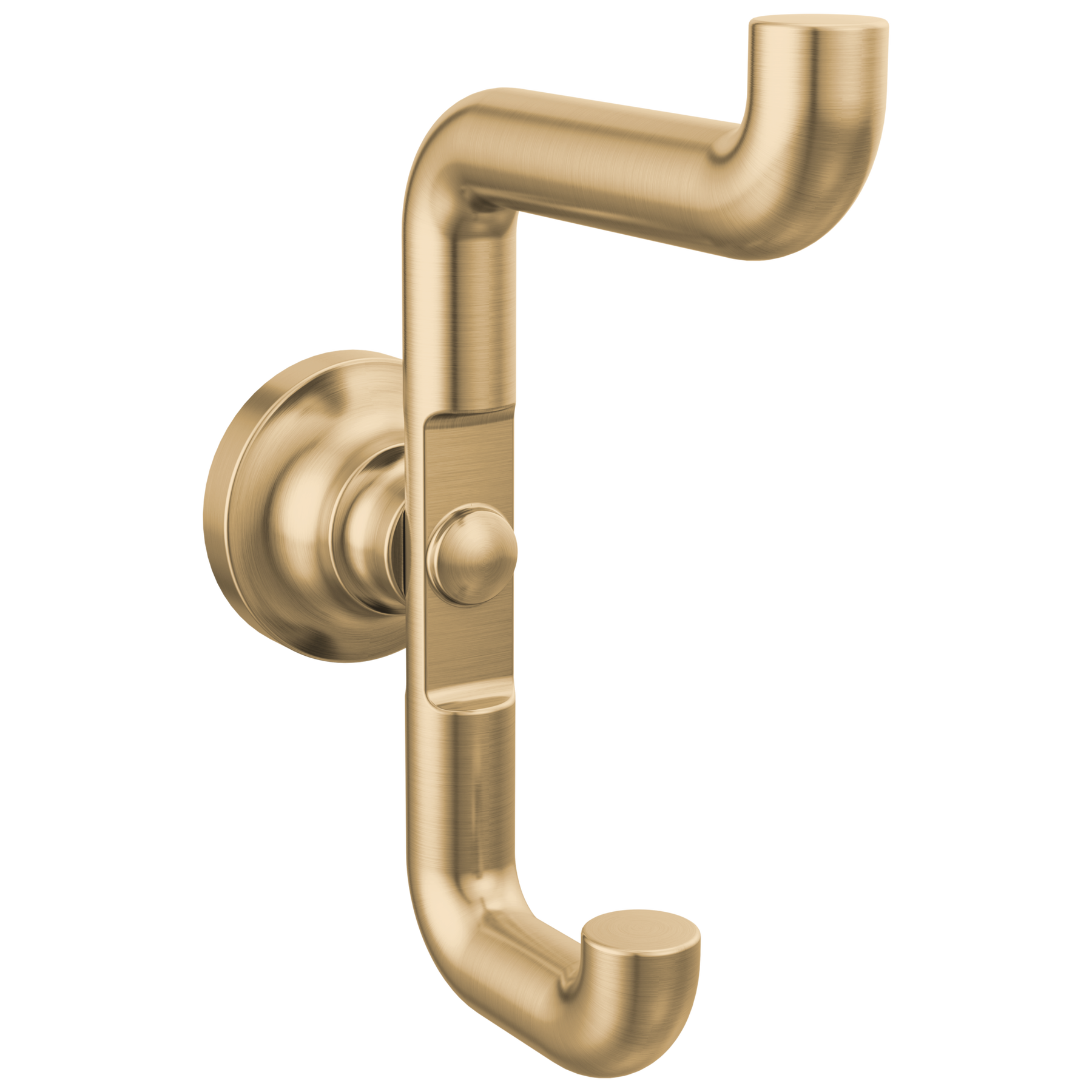 Double Robe Hook in Champagne Bronze 73535-CZ