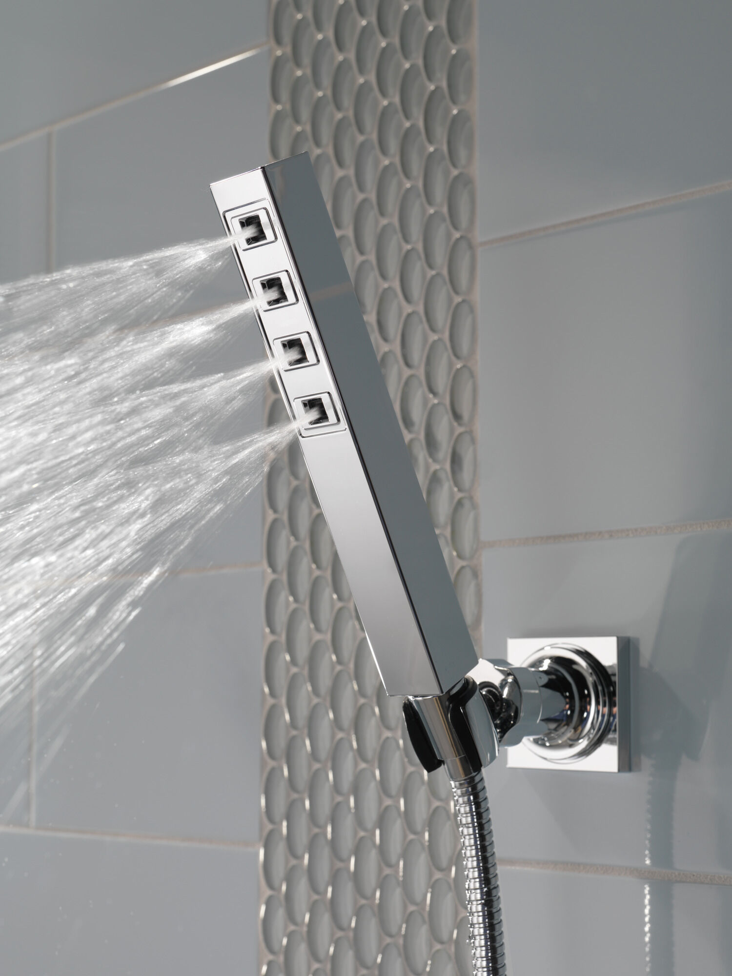 H2Okinetic® Single-Setting Adjustable Wall Mount Hand Shower in Chrome
