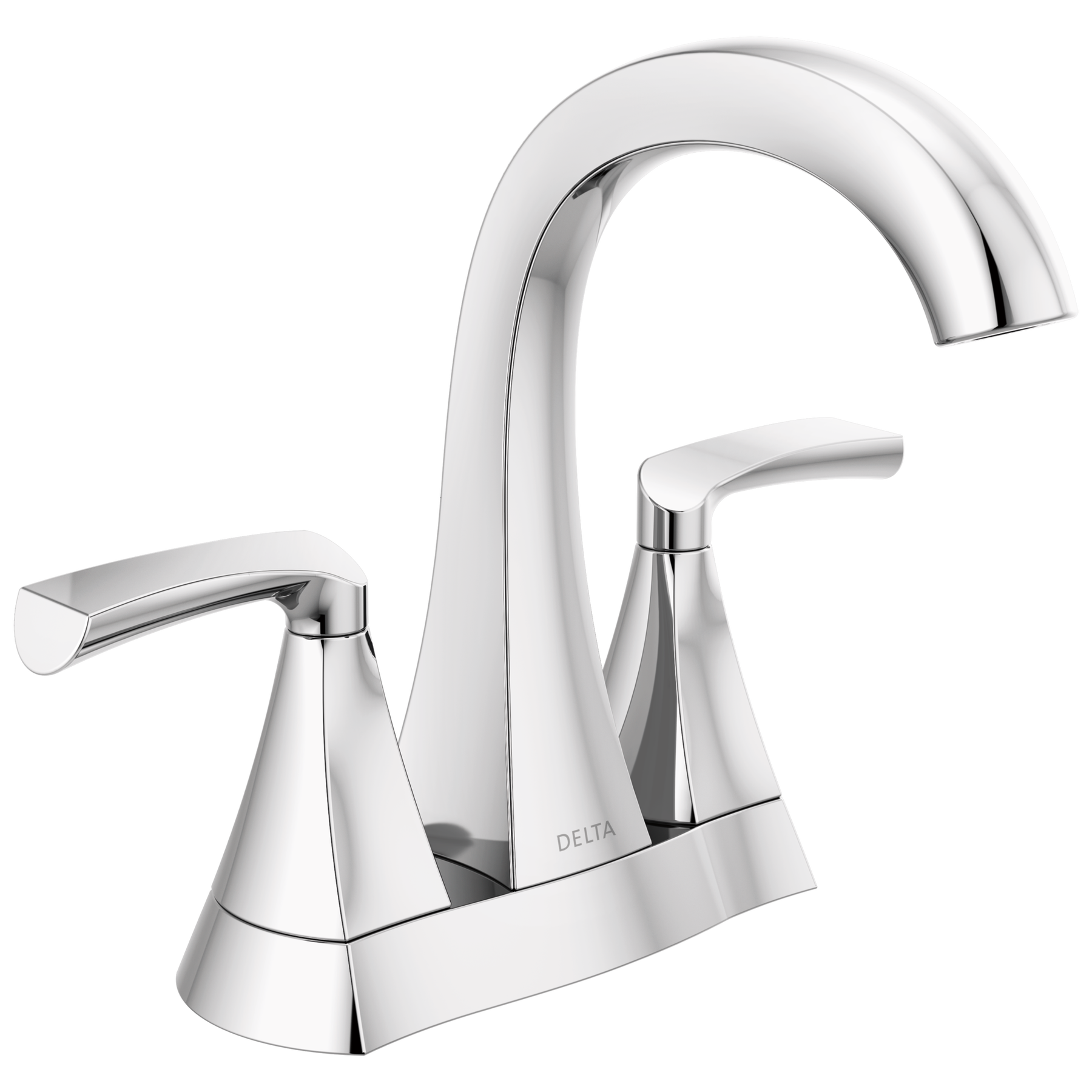 Two Handle Centerset Bathroom Faucet in Chrome