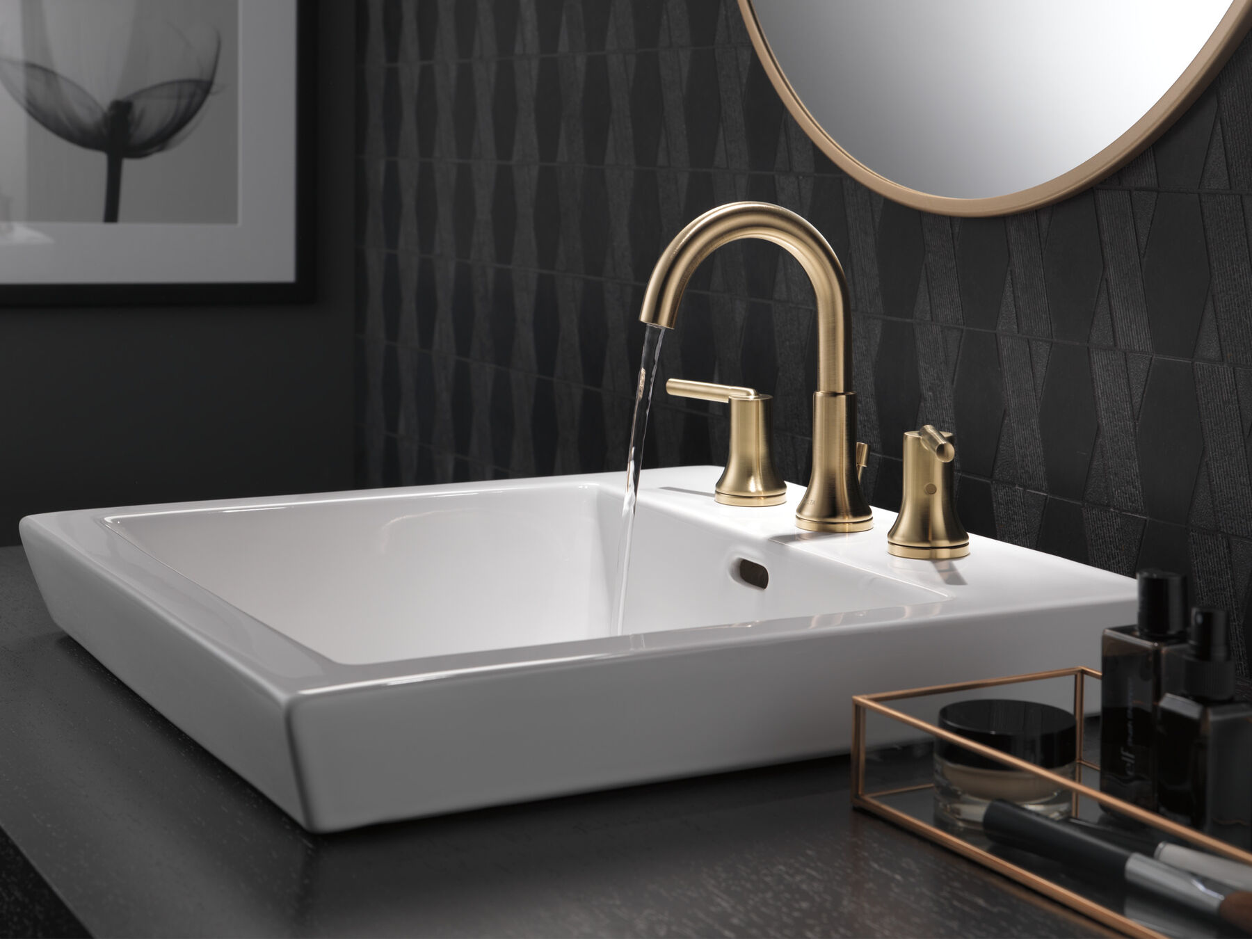 Delta 4-Piece Trinsic Champagne Bronze Decorative Bathroom