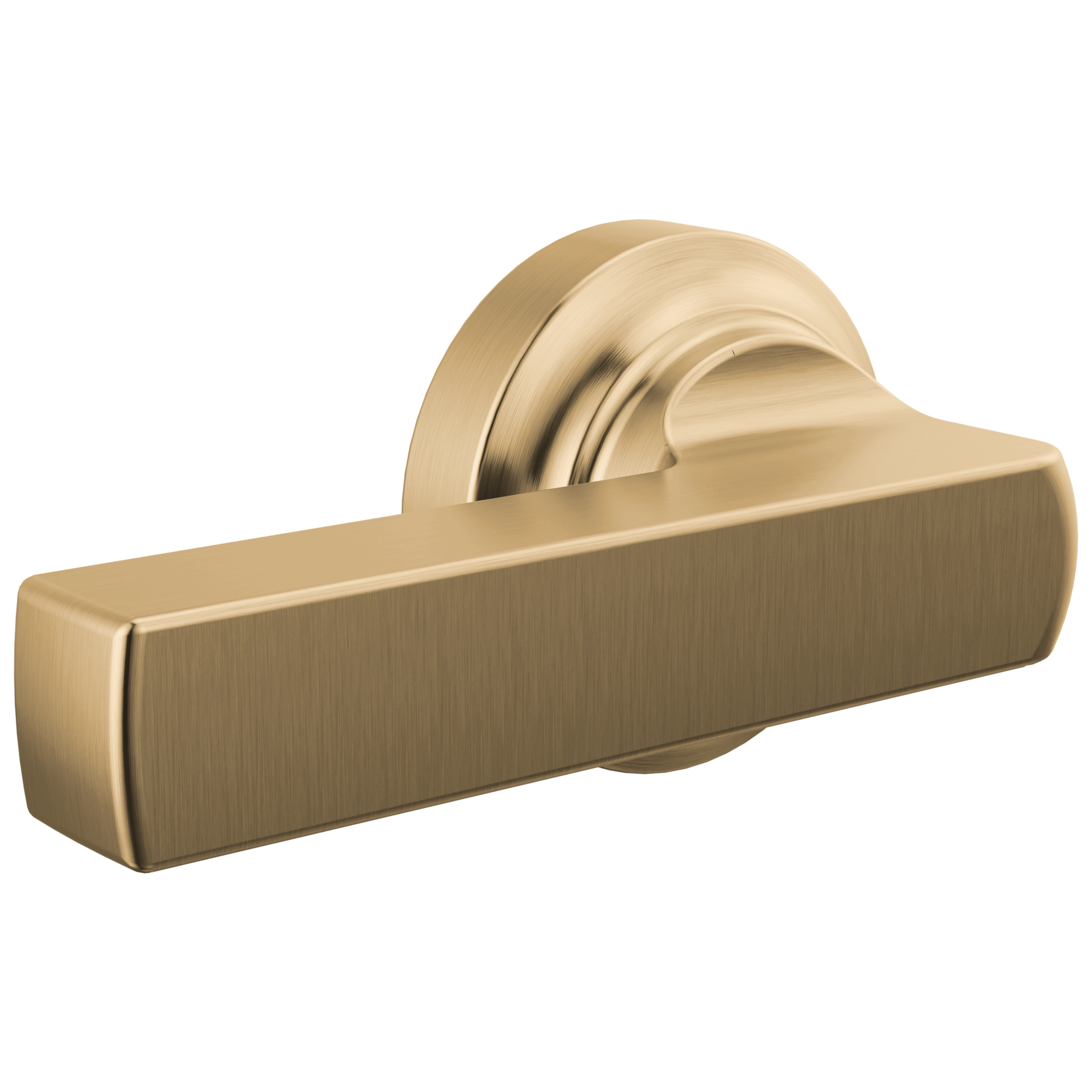 Solid Brass Entry Door Handle, Delta Lever