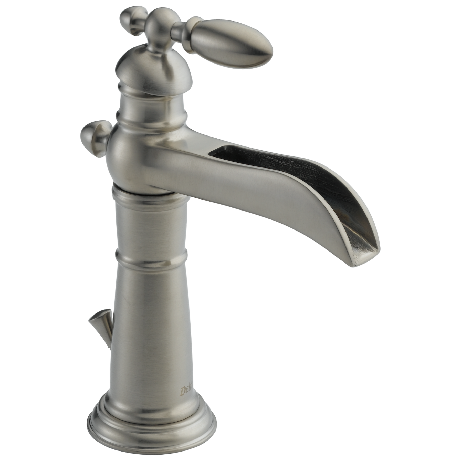 Single Handle Channel Bathroom Faucet in Stainless 554LF-SS