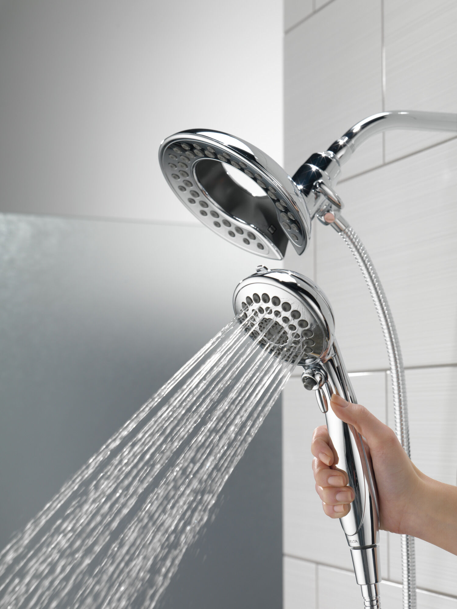 In2ition® 5-Setting Two-in-One Shower in Chrome 58569-PK | Delta