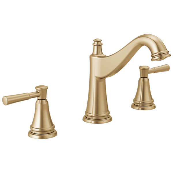 Two Handle Widespread Bathroom Faucet in Champagne Bronze 35777LF