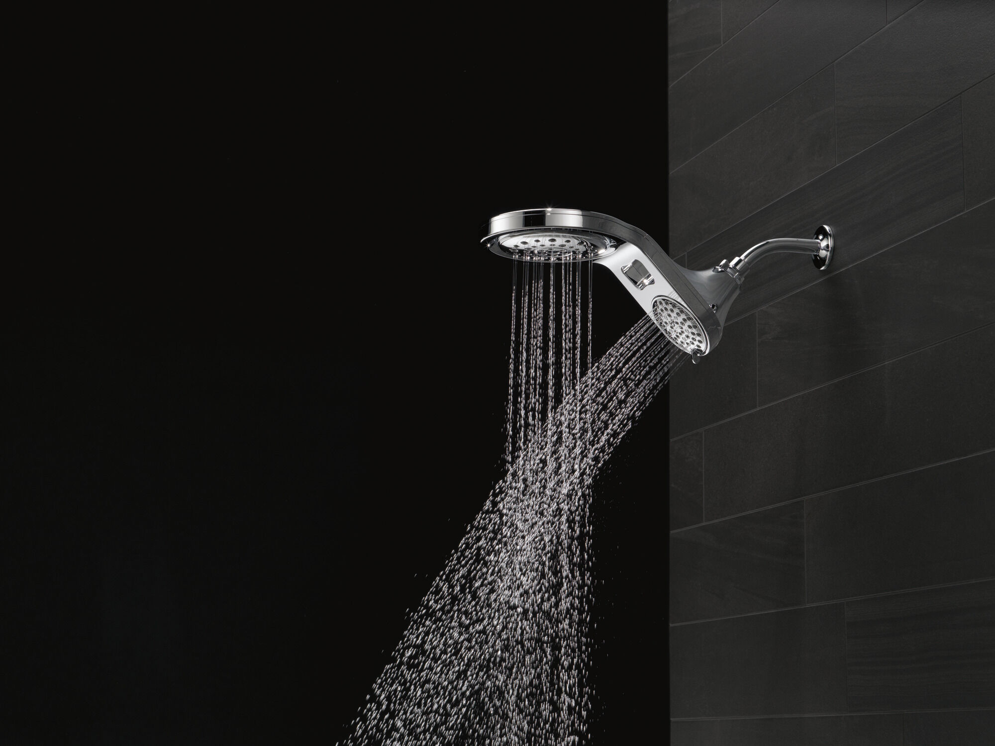 HydroRain® 5-Setting Two-in-One Shower Head in Chrome 58580-PK