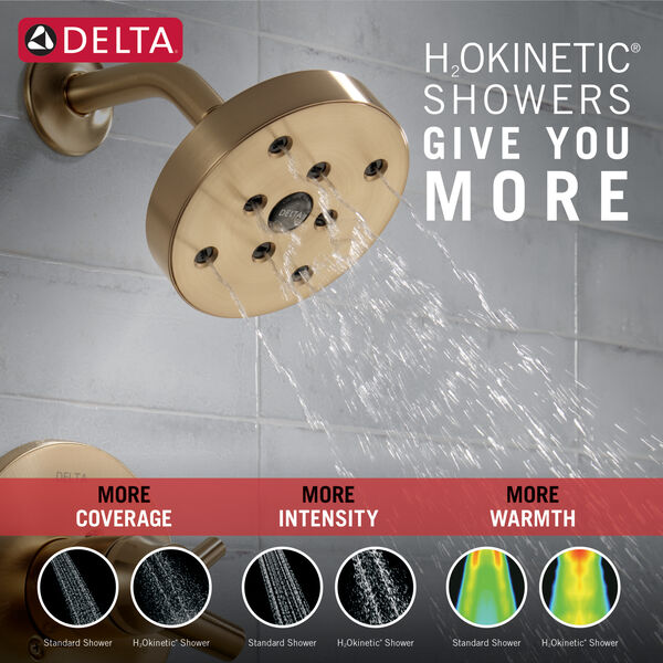Monitor® 17 Series H2Okinetic® Shower Trim in Champagne Bronze T17259-CZ Delta  Faucet