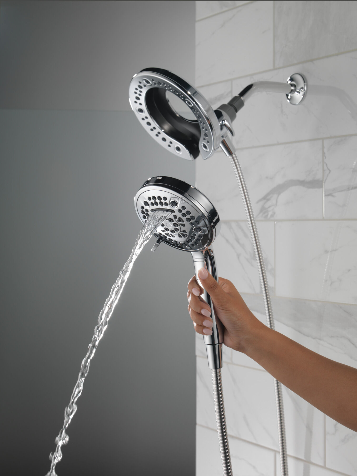 In2ition® 7-Setting Two-in-One Shower in Chrome