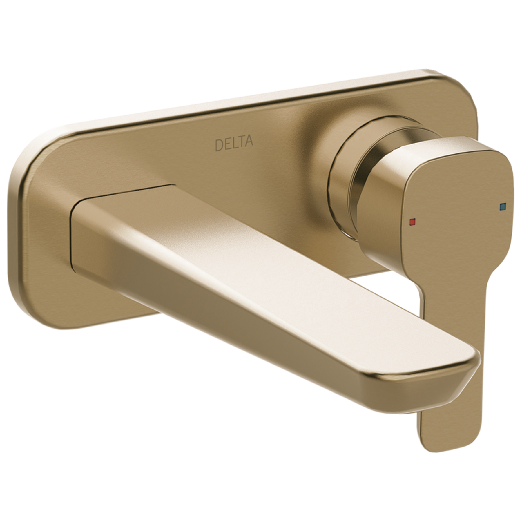 Single Handle Wall Mount Bathroom Faucet Trim in Champagne Bronze  T574LF-CZWL