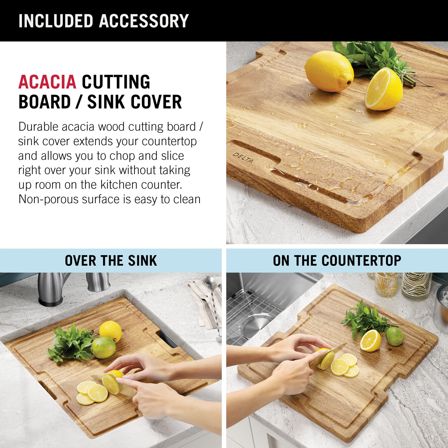 Stainless steel cutting board For Kitchen Counter, Non Slip Cutting Boards  For Kitchen Cutting Board With Lip For Counter Countertop Protector Home
