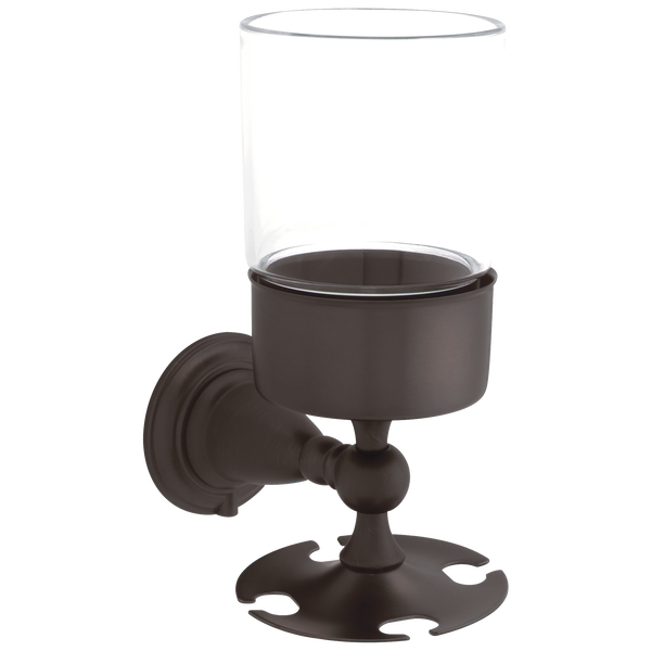The Period Bath Supply Company (A Division of Historic Houseparts, Inc.) >  Toothbrush Holders & Tumblers > King Charles Series Tumbler Holder - Oil  Rubbed Bronze