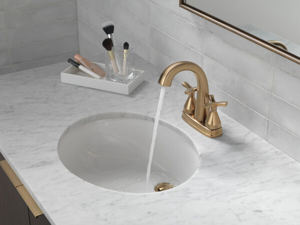 Two Handle Centerset Bathroom Faucet in Champagne Bronze 257756-CZMPU ...