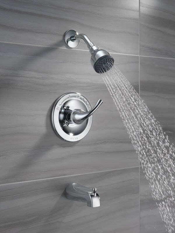 Single Handle Tub and Shower in Chrome B114915C Delta Faucet