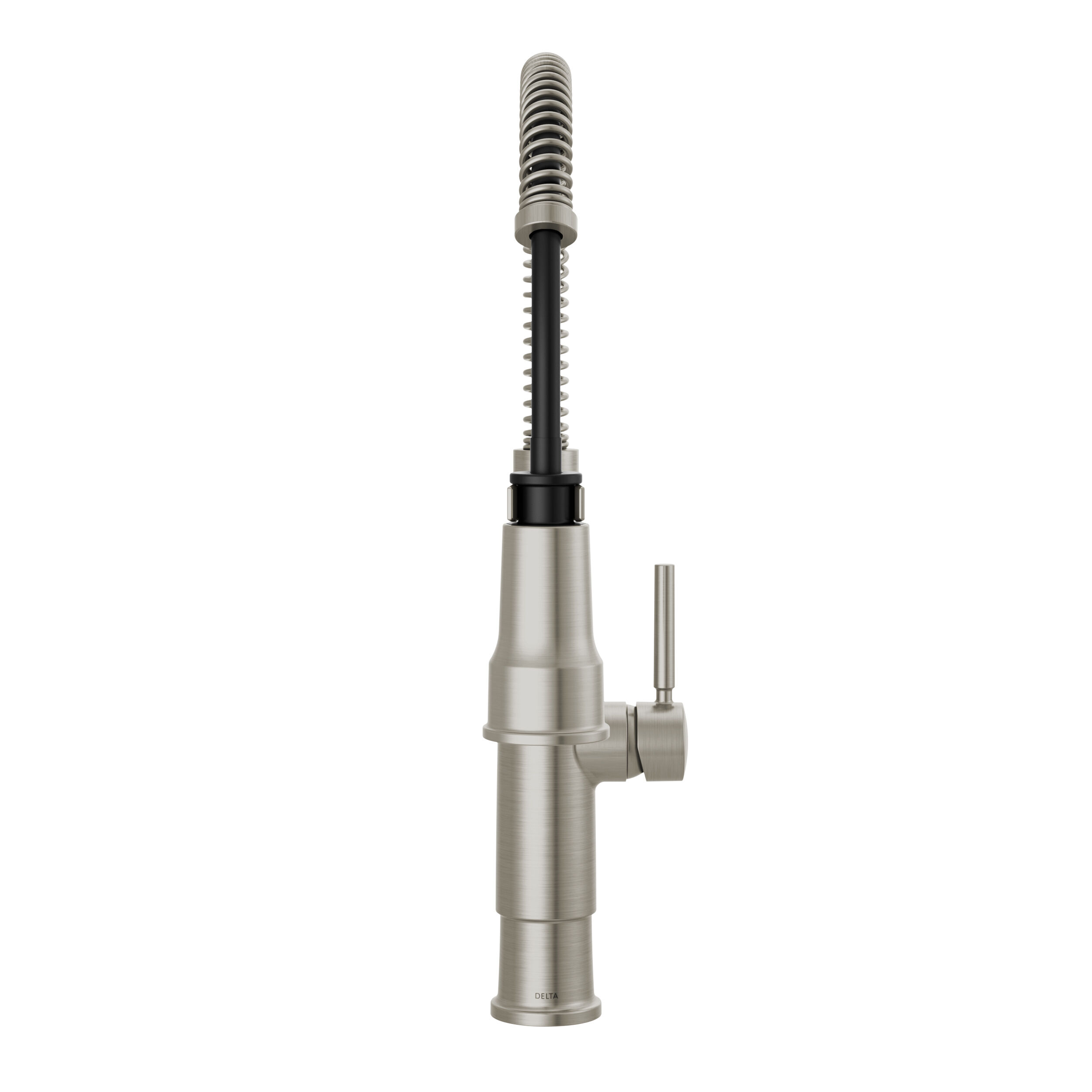 Single-Handle Pull-Down Spring Kitchen Faucet in Spotshield 