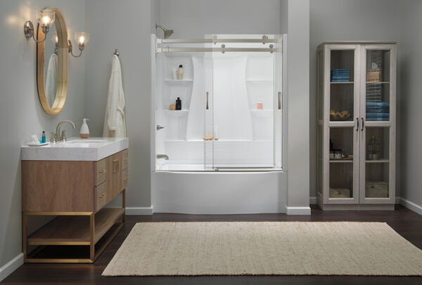 Shower-Sink Hybrids  Small bathroom with shower, Shower basin, Bathtub  shower combo