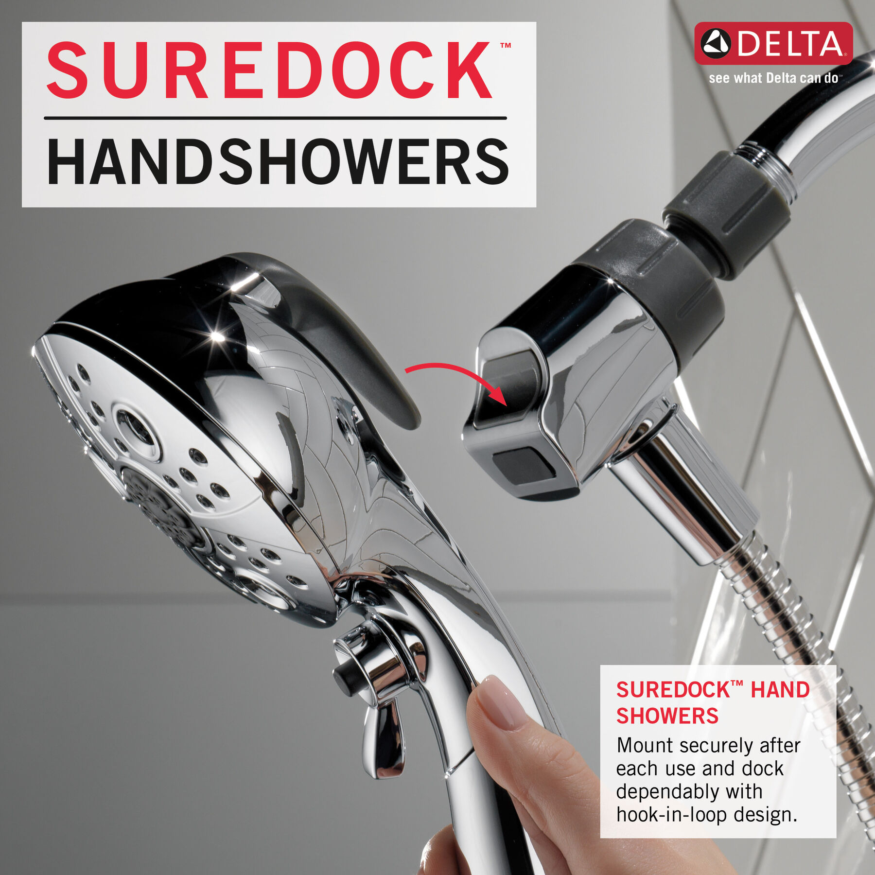 SureDock™ 5-Setting Hand Shower in Chrome 75507