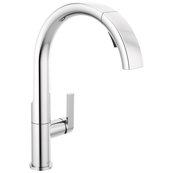 Single-Handle Pull-Down Kitchen Faucet in Chrome 19824LF | Delta