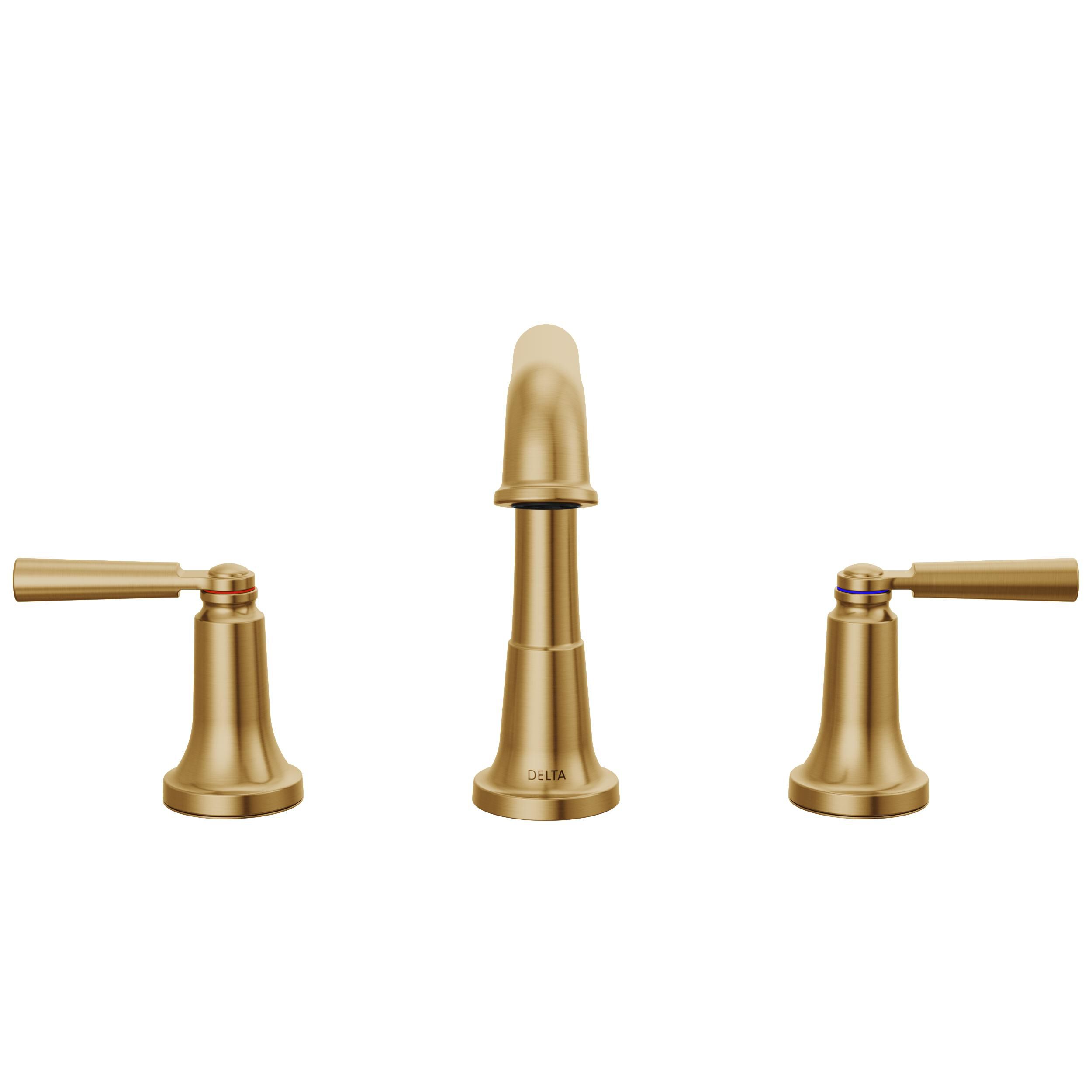 Two Handle Widespread Bathroom Faucet in Champagne Bronze 3536 
