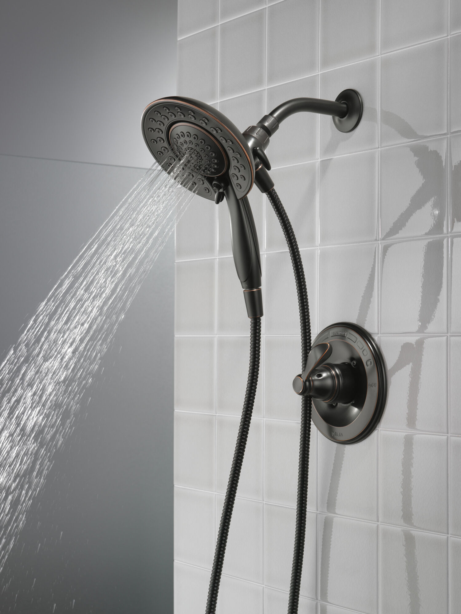 In2ition Shower Rough u0026 Trim 1L 14S (Recertified) in Oil Rubbed Bronze  142984C-OB-I20-R | Delta Faucet
