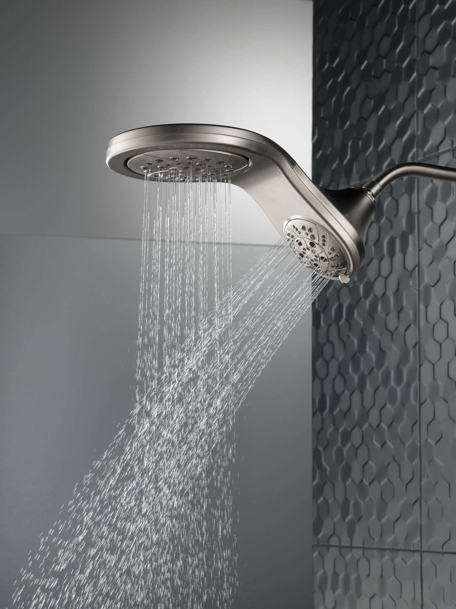 HydroRain® H2Okinetic® In2ition® 5-Setting Two-in-One Shower in