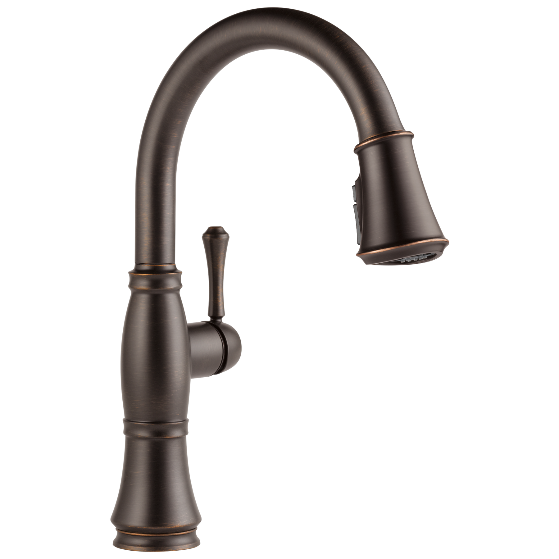 Delta Cassidy Collection Champagne Bronze Single Handle Kitchen Faucet 