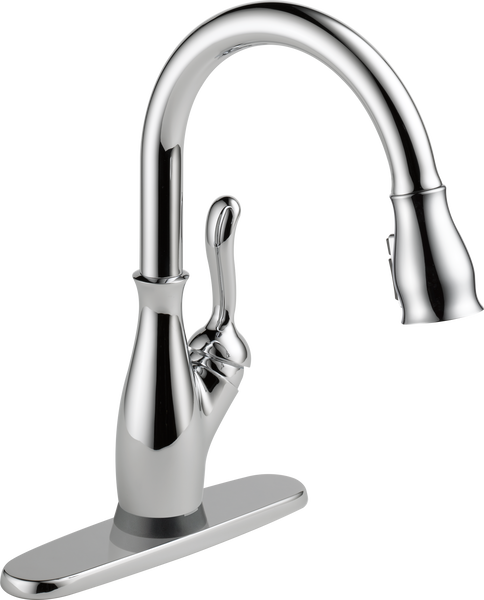VoiceIQâ¢ Single Handle Pull-Down Faucet with Touch20Â® Technology in Chrome 9178TV-DST | Delta Faucet
