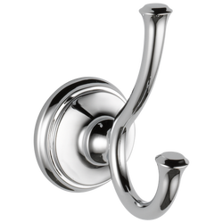 Delta Becker Polished Chrome Double-Hook Wall Mount Towel Hook at