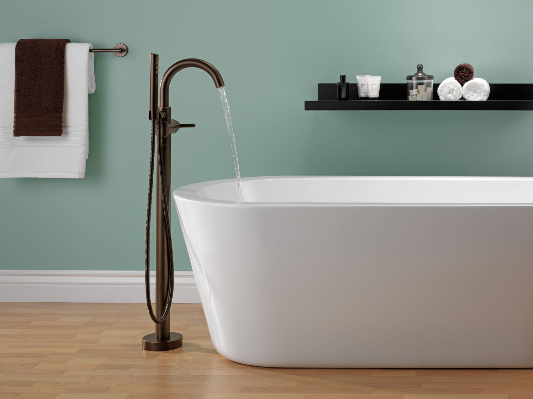 bathroom accessories floor mount bath tub