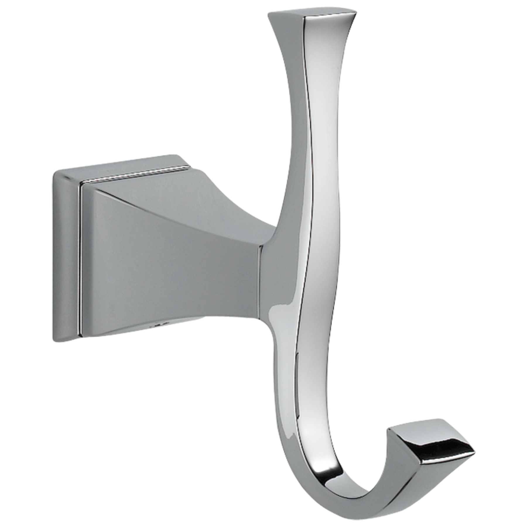Delta Porter Collection Double Robe Hook, Polished Chrome
